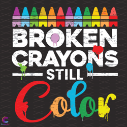 broken crayons still color mental health awareness supporter svg, trending svg,
