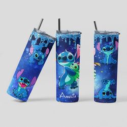 stitch inspiration tumbler, stitch tumbler, stitch 20oz skinny tumbler, stitch 30oz skinny tumbler
