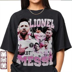 lionel messi inter miami 90s vintage, messi inter miami bootleg shirt, lionel messi tee, lionel messi shirt, lionel mess