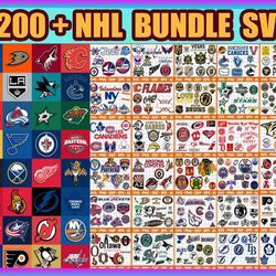1200 Files NHL Bundle Svg, NHL Svg, Sport Svg