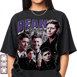 dean winchester 90s vintage shirt, dean winchester shirt, dean winchester tee, jensen ackles tee, jensen ackles merch, s