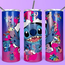 stitch up in style tumbler, stitch tumbler, stitch 20oz skinny tumbler, stitch 30oz skinny tumbler