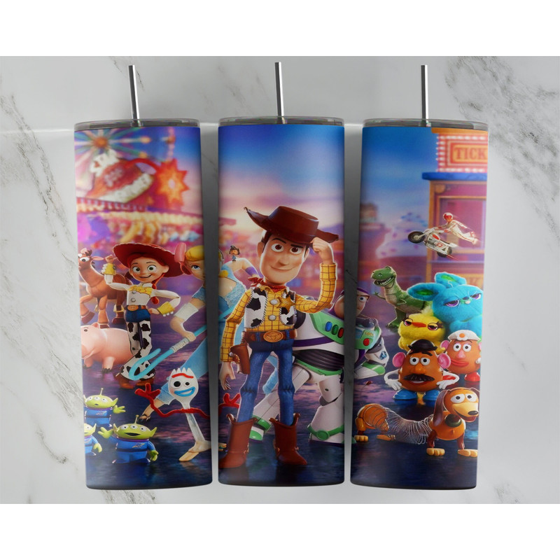 Toy Story Tumbler Wrap, Cartoon Skinny Tumbler 20oz Wrap, 20 oz skinny tumbler design, sublimation design, tumbler wrap, tumbler design wrap.jpg