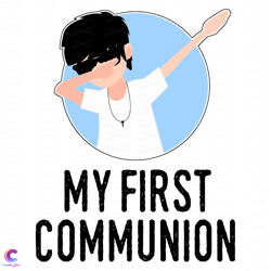 kids my first communion svg, trending svg, first communion svg, kid svg, dabbing