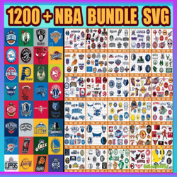 1200 File NBA Bundle Sport, NBA Bundle Svg, Sport Svg