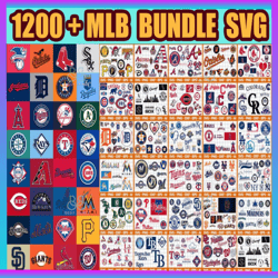 1200 File MLB Bundle Sport, MLB Bundle Svg, Sport Svg