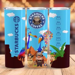up movie carl coffee tumbler, up movie carl coffee skinny tumbler