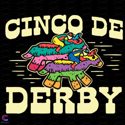 derby party pinata cinco de horse race kentucky svg, trending svg, cinco de derb