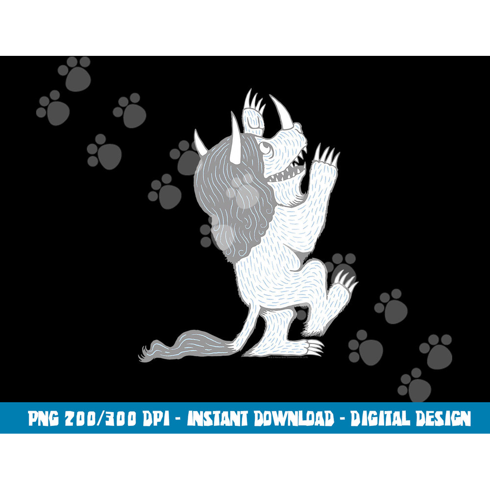Where the Wild Things Are Three Horned Monster png, sublimation .jpg