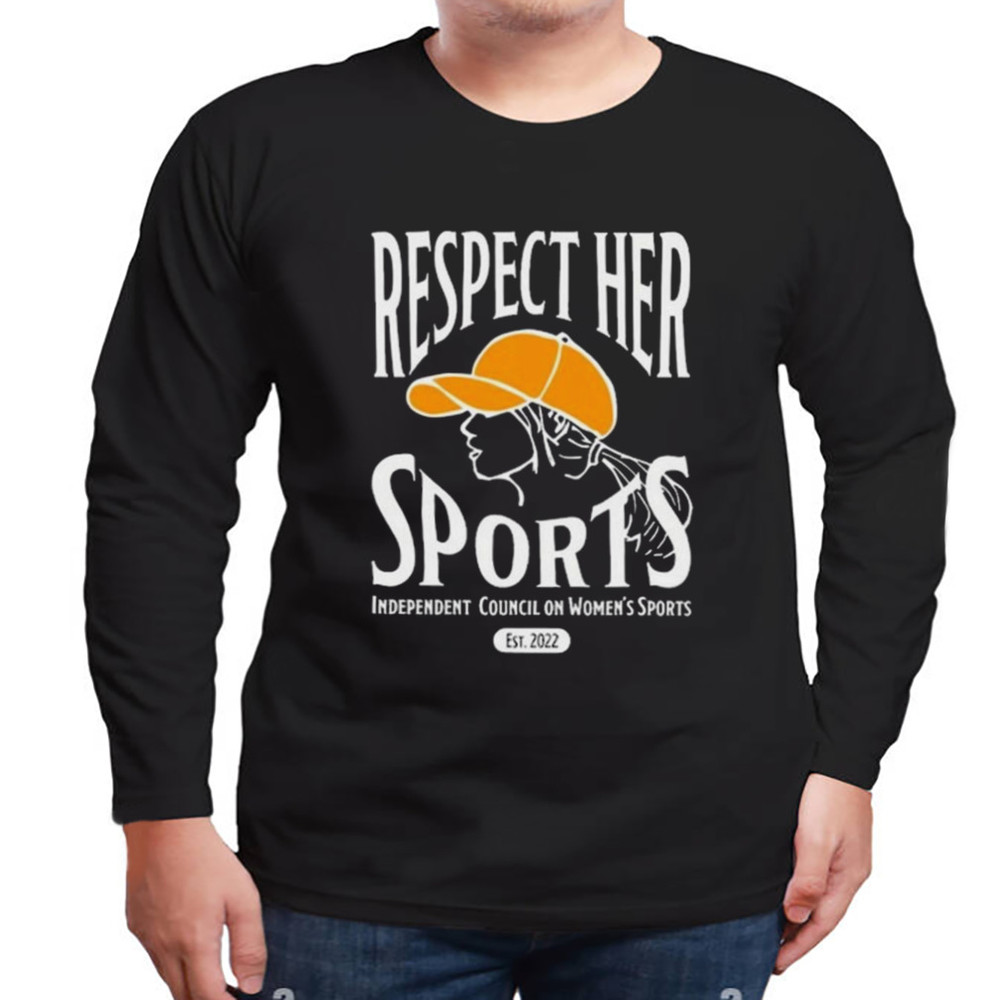Respect Her Sports Independent Council On Women's Sports New Shirt, Shirt For Men Women, Graphic Design, Unisex Shirt