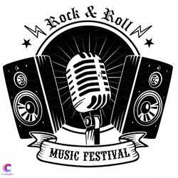 rock and roll music festival svg, trending svg, rock festival svg, rock and roll