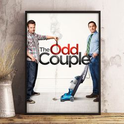 movie poster, film poster, the odd couple poster, wall art, wall decor, prints, home decor, unlikely cohabitation poster