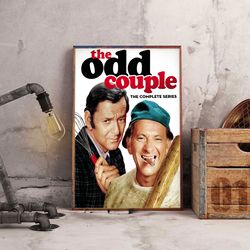 movie poster, film poster, the odd couple poster, wall art, wall decor, prints, home decor, quirky coexistence poster