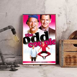 movie poster, film poster, the odd couple poster, wall art, wall decor, prints, home decor, mismatched harmony wall