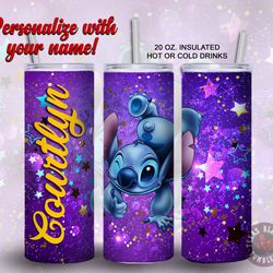 stitched bliss tumbler, stitch tumbler, stitch 20oz skinny tumbler, stitch 30oz skinny tumbler