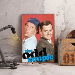 movie poster, film poster, the odd couple poster, wall art, wall decor, prints, home decor, eccentric tandem wall decor