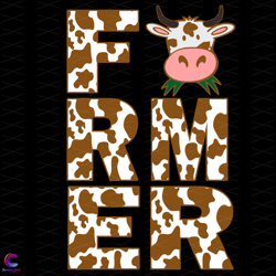 farmer cow svg, trending svg, cow svg, farmer svg, farm svg, boo svg, animals sv