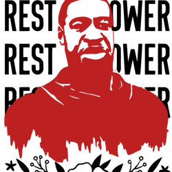 vintage rest in power george floyd svg png dxf eps download files