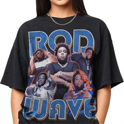 rod wave merch music t-shirt - hiphop rap tee for fishing fans