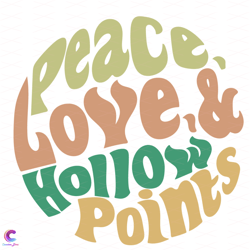 peace love hollow points svg, trending svg, peace svg, love svg, hollow points s