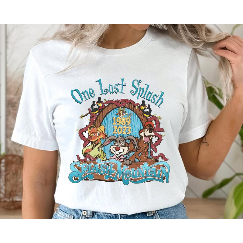 Br'Er Rabbit Fox Bear Splash Mountain One Last Splash 1989 2023 Shirt Funny Disney T-shirt Magic Kingdom Park Disneyland Trip Outfits - 1.jpg