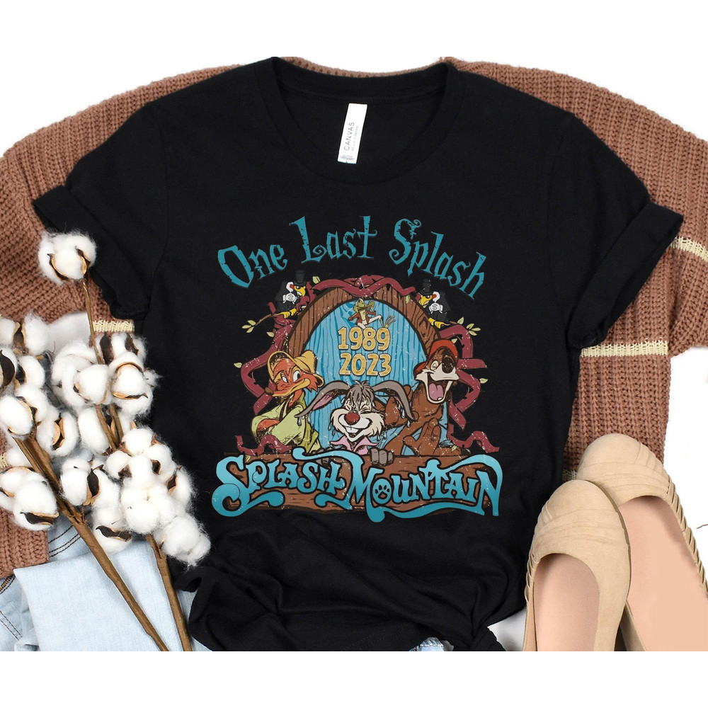 Br'Er Rabbit Fox Bear Splash Mountain One Last Splash 1989 2023 Shirt Funny Disney T-shirt Magic Kingdom Park Disneyland Trip Outfits - 2.jpg