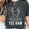 Cowboy Skeleton Yeehaw Shirt Dancing Skeleton T-shirt Western Southern Life Country Music Tee Trendy Western Graphic Tee - 1.jpg