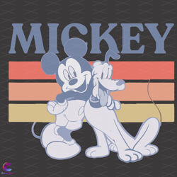mickey and pluto disney svg, trending svg, mickey and pluto svg, disney svg, mic
