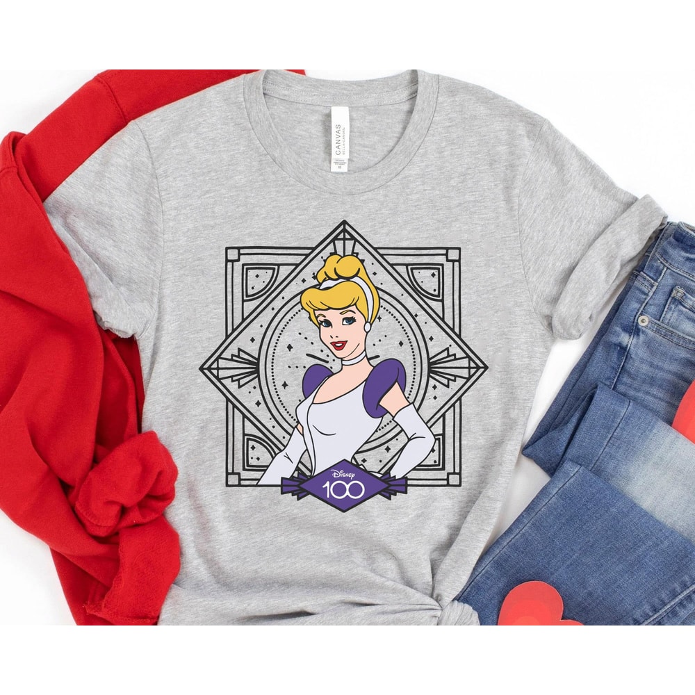 Custom Disney100 Disney Princess Shirt Disney 100 Years Of Wonder Tee Disneyland 100th Anniversary Shirt Disney Resort Park Shirt - 5.jpg