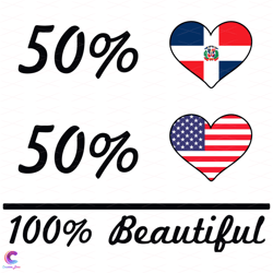 50 dominican republic flag 50 american flag 100 beautiful svg, trending svg,