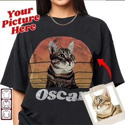 custom cat shirt, custom cat bootleg, custom pet tee, insert pet design, personalized, customized shirt, change animal d
