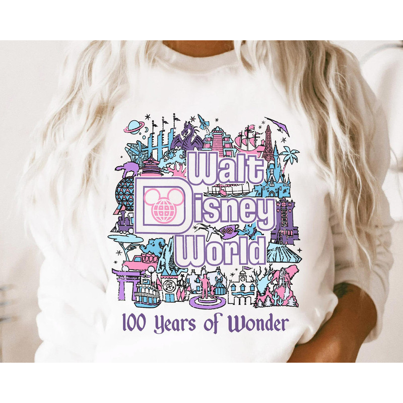Disney 100 Years Of Wonder Walt Disney World Shirt Disneyland 100Th Anniversary Platinum Celebration Tee Disney 100 Trip Outfits - 4.jpg
