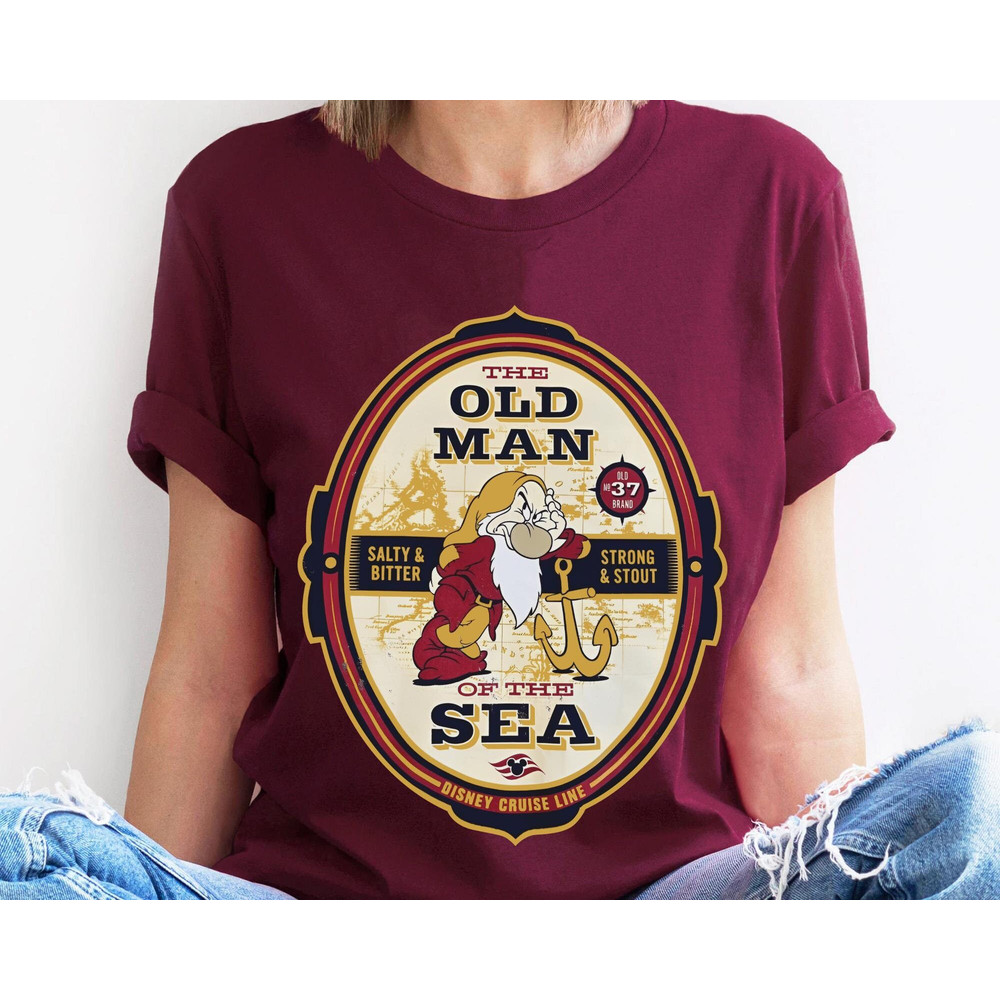 Grumpy Dwarf The Old Man Of The Sea Shirt  Cruise Line 25th Silver Anniversary At Sea T-shirt  Disney Cruise Summer Trip  Family Matching - 3.jpg