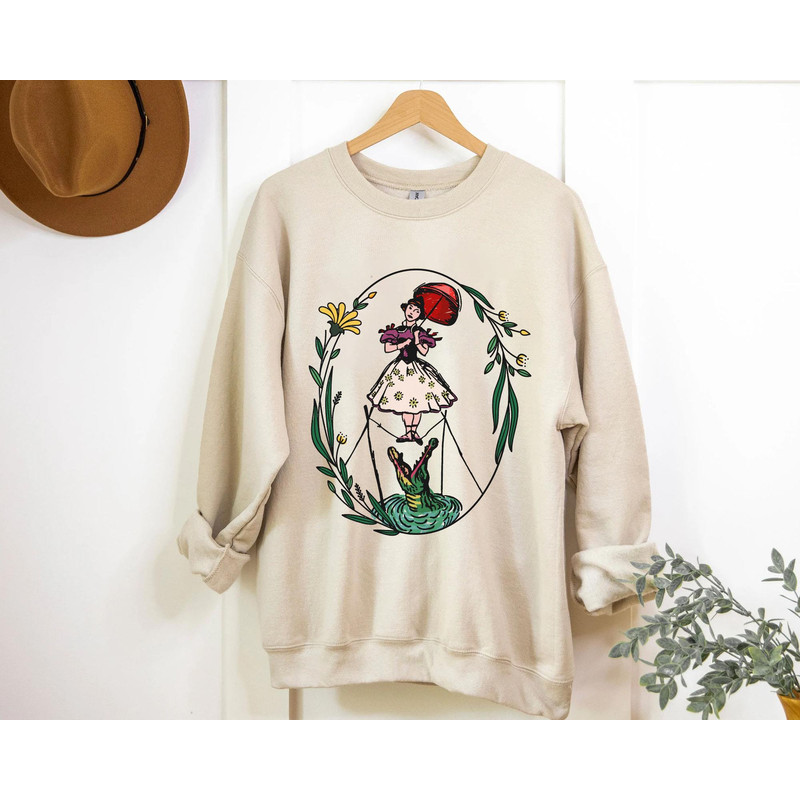 Lady On Tightrope Girl Floral Shirt The Haunted Mansion T-shirt Magic Kingdom Disneyland Trip Mickey's Not So Scary Party Halloween Holiday - 3.jpg