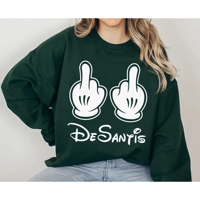 Mickey Mouse Middle Finger Desantis T-shirt Disney Funny Shirt Disney Gift Ideas Walt Disney World Magic Kingdom Disneyland Trip - 3.jpg