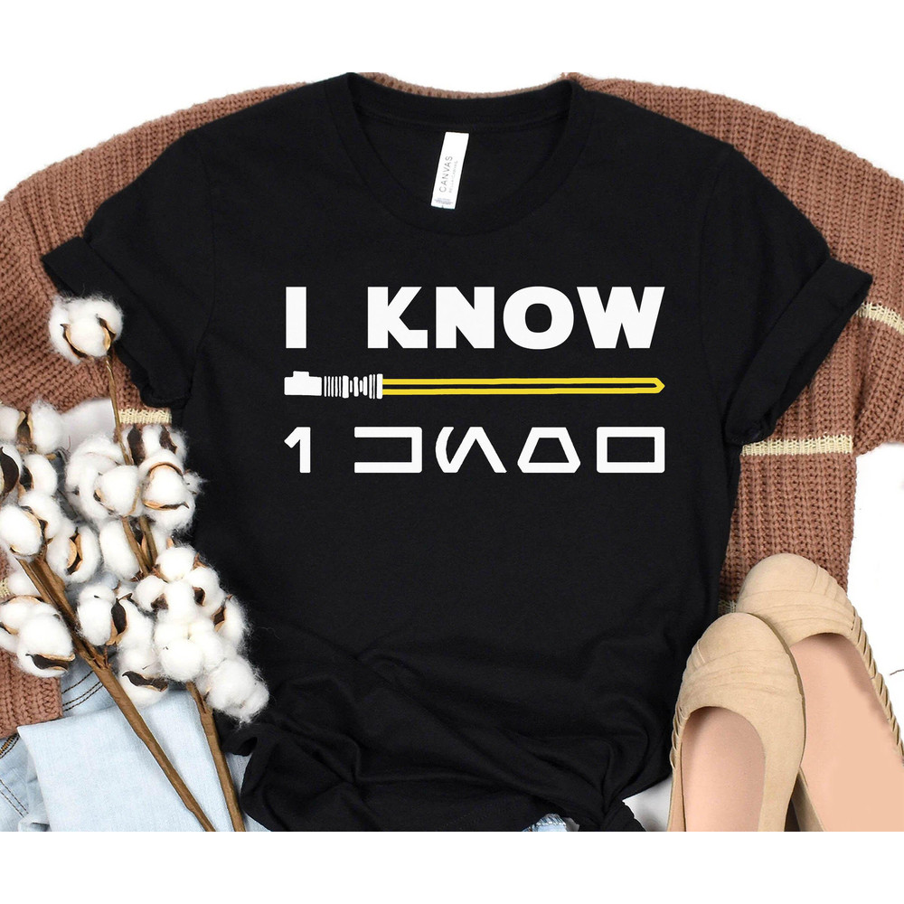 Princess Leia and Han Solo I Love You I Know Shirt Star Wars Couple Matching T-shirt Galaxy's Edge Walt Disney World Disneyland Trip - 3.jpg