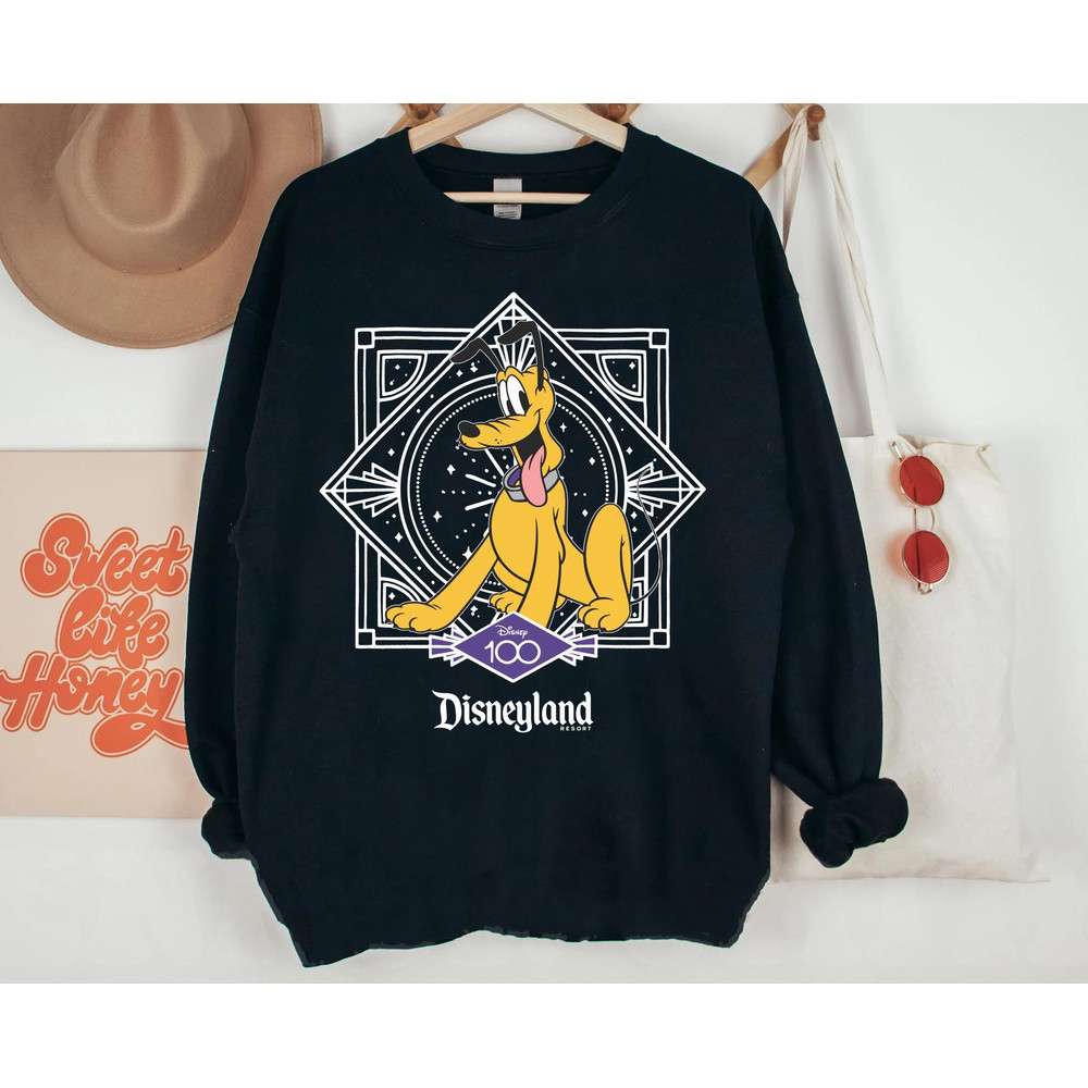 Pluto Dog Disney 100 Years Of Wonder Shirt Disney100 Tee Walt Disney Company T-shirt Disneyland Platinum 2023 Trip 100th Anniversary - 5.jpg