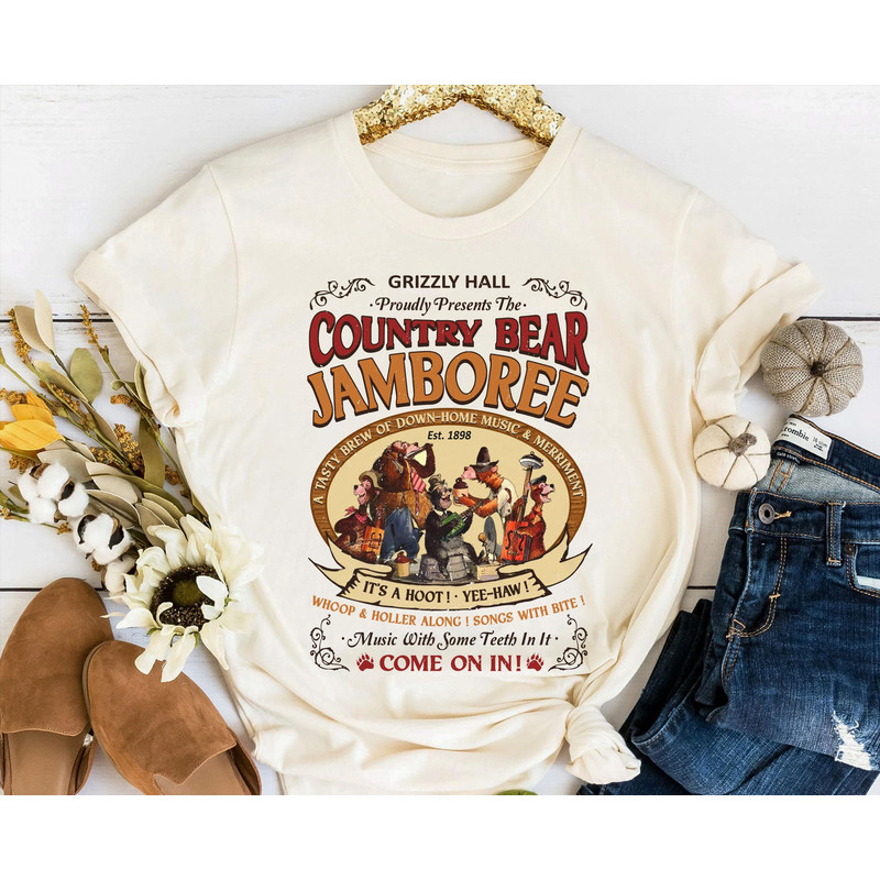 Retro Country Bear Jamboree Sweatshirt  Grizzly Hall Country Bear Jamboree  Walt Disney World T-shirt  Disneyland Park  Magic Kingdom - 2.jpg