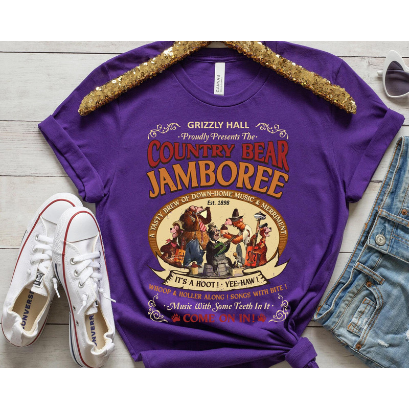 Retro Country Bear Jamboree Sweatshirt  Grizzly Hall Country Bear Jamboree  Walt Disney World T-shirt  Disneyland Park  Magic Kingdom - 4.jpg