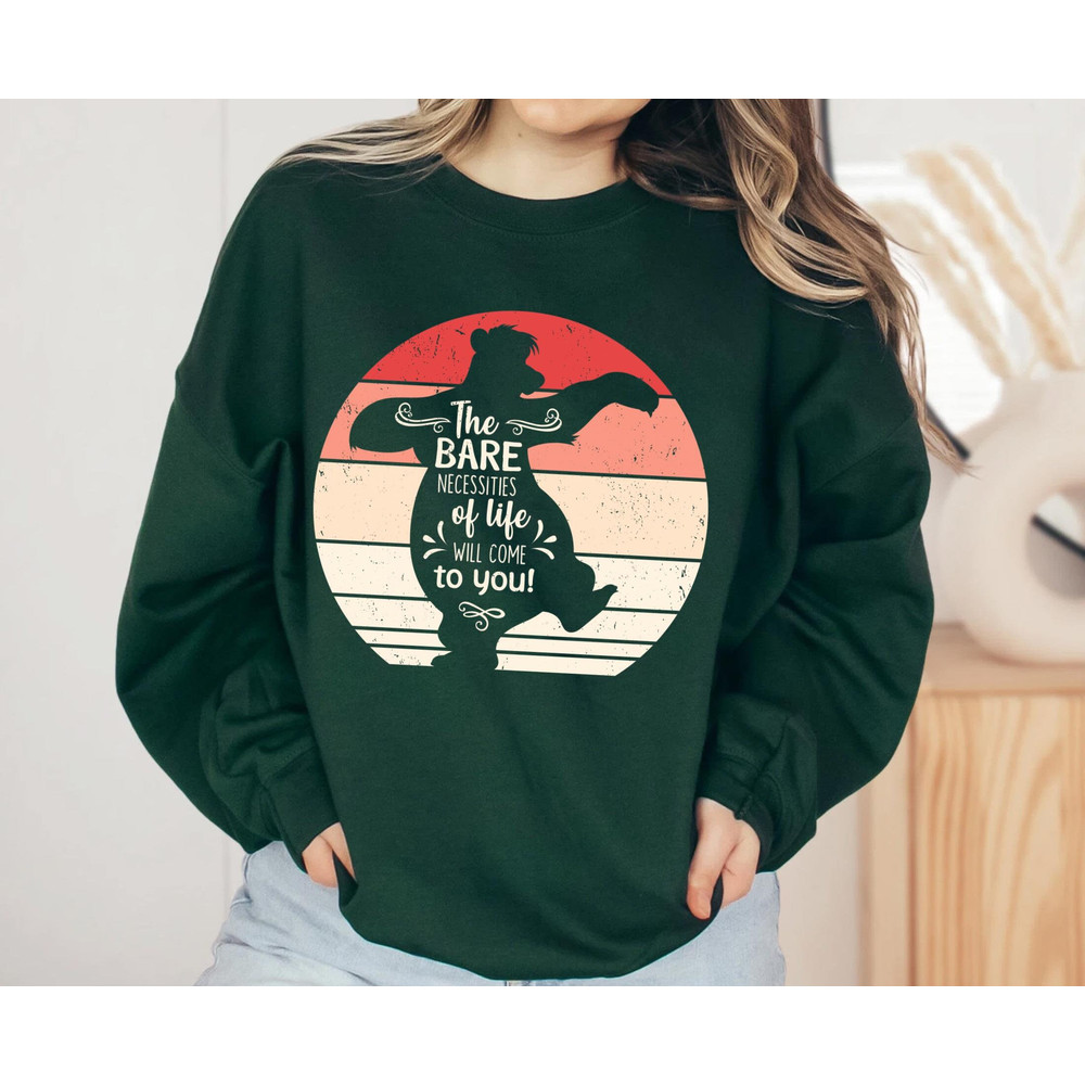 Retro Disney Baloo Bear Bare Necessities Shirt Disney The Jungle Book T-shirt Disney Birthday Walt Disney World Hollywood Studios - 4.jpg