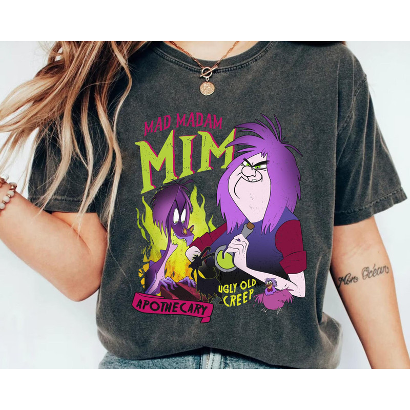 Retro Mad Madam Mim T-shirt  Disney The Sword In The Stone Villains Shirt  Disney Birthday Gift Ideas  Disneyland Family Vacation - 5.jpg