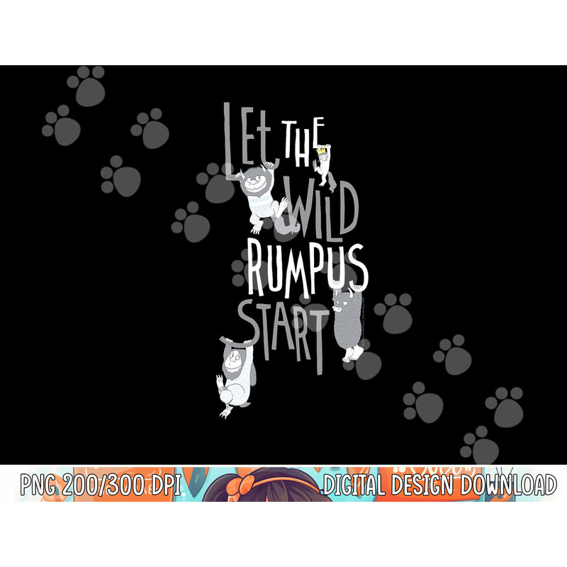 Where the Wild Things Are Wild Rumpus Begins png, sublimation .jpg