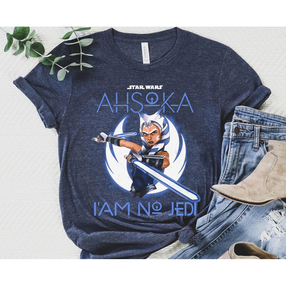 Retro Star Wars Ahsoka Tano I'm No Jedi Shirt Star Wars Celebration May The 4th Be With You Galaxy's Edge Walt Disney World Trip - 3.jpg