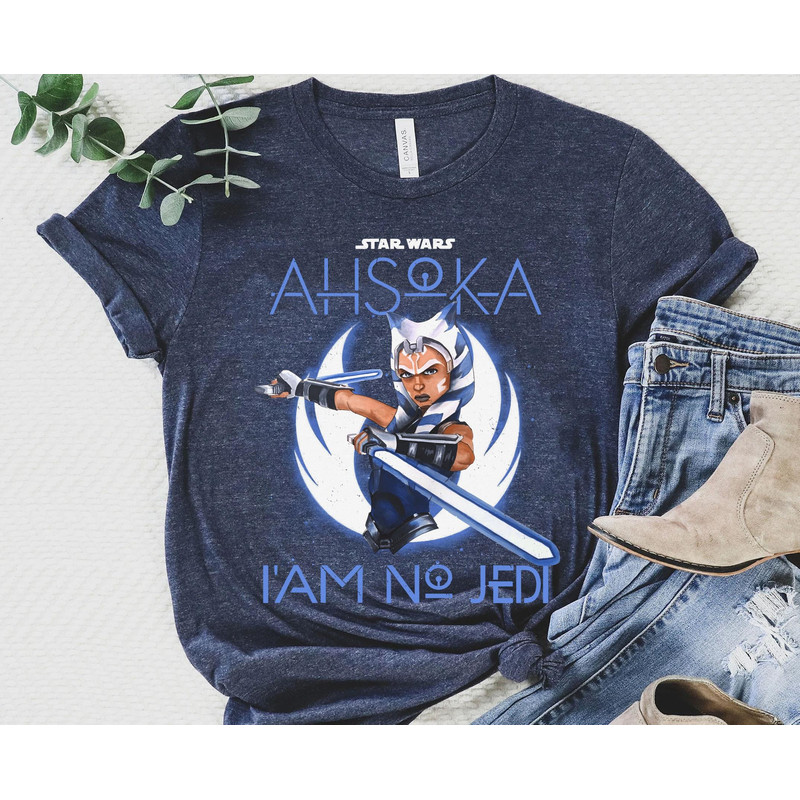 Retro Star Wars Ahsoka Tano I'm No Jedi Shirt Star Wars Celebration May The 4th Be With You Galaxy's Edge Walt Disney World Trip - 3.jpg