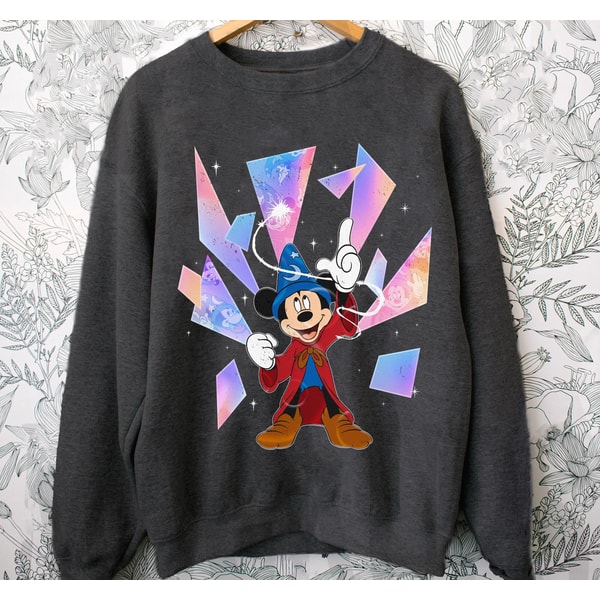 Sorcerer Mickey Disney 100 Years Of Wonder Shirt Walt Disney Hollywood Studios T-shirt Fantasia Disneyland 2023 Trip 100th Anniversary - 3.jpg