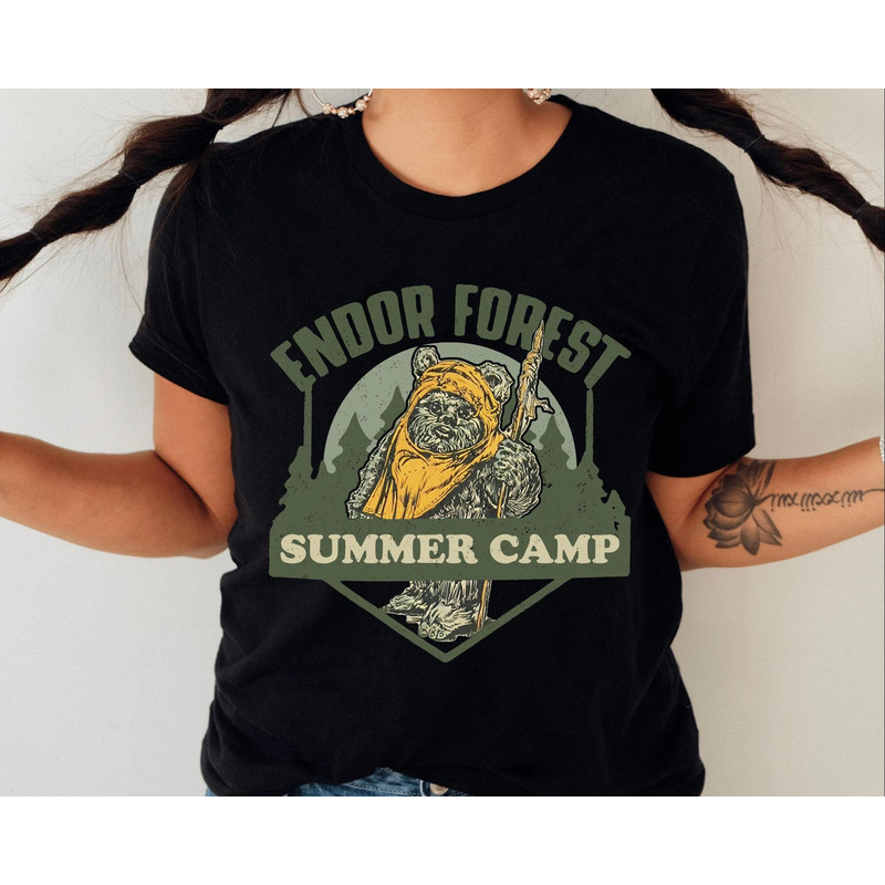 Star Wars Ewok Endor Forest Summer Camp Shirt Star Wars Celebration  May the 4th Be With You  Galaxy's Edge  Star Wars Birthday T-shirt - 3.jpg