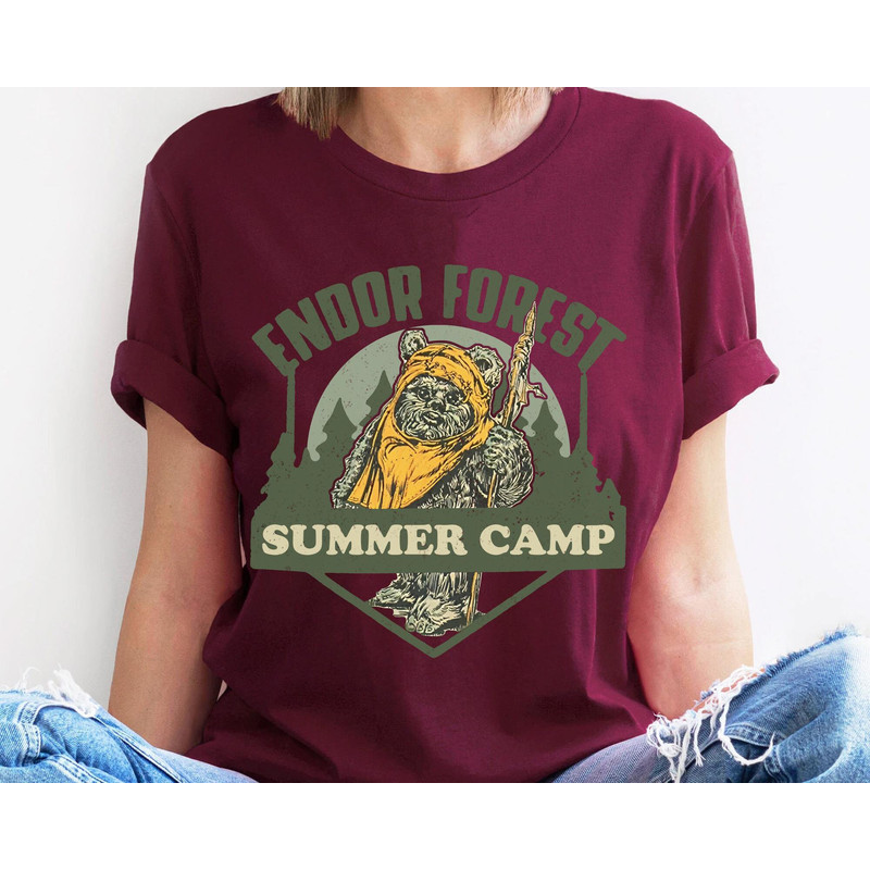 Star Wars Ewok Endor Forest Summer Camp Shirt Star Wars Celebration  May the 4th Be With You  Galaxy's Edge  Star Wars Birthday T-shirt - 5.jpg