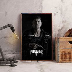 movie poster, film poster, the punisher poster, wall art, wall decor, prints, home decor, bloodstained vigilante's quest