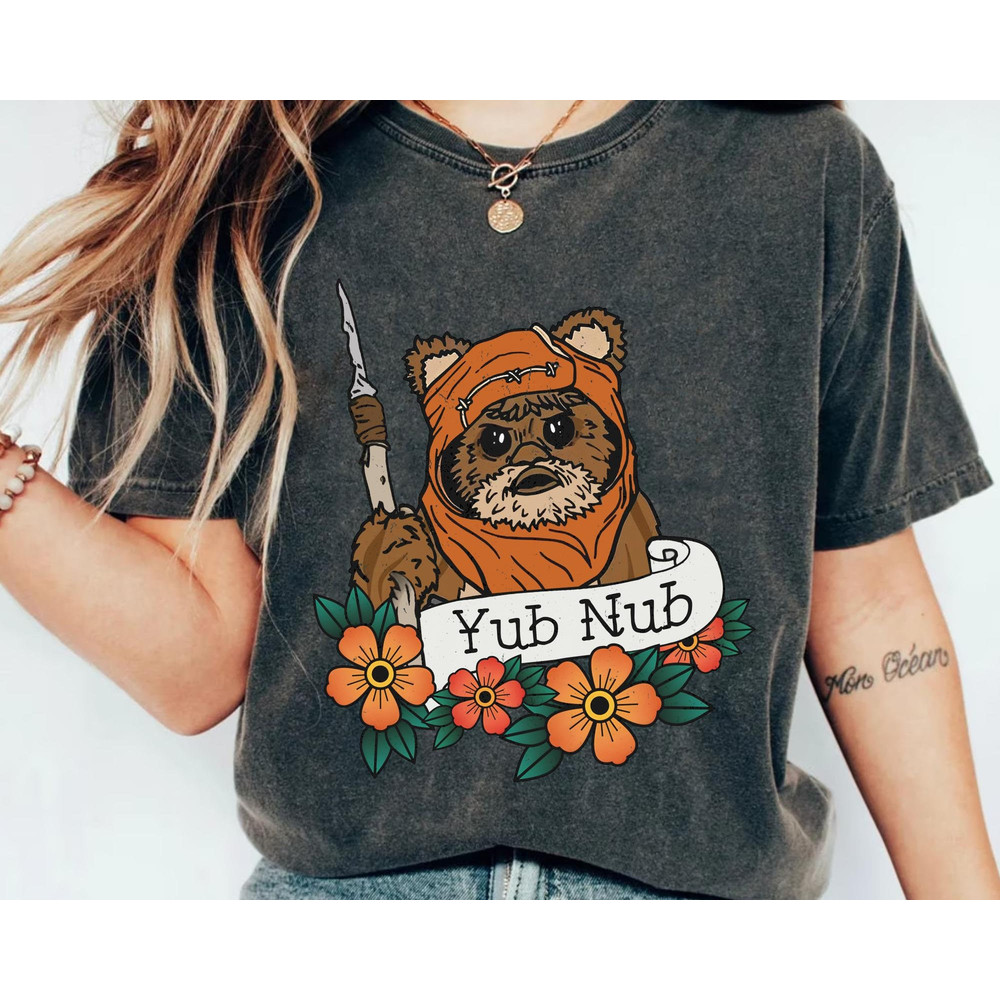Star Wars Wicket Ewok Endor Yub Nub Tattoo Art Shirt Star Wars Celebration  May the 4th Be With You  Galaxy's Edge  Star Wars Birthday - 1.jpg