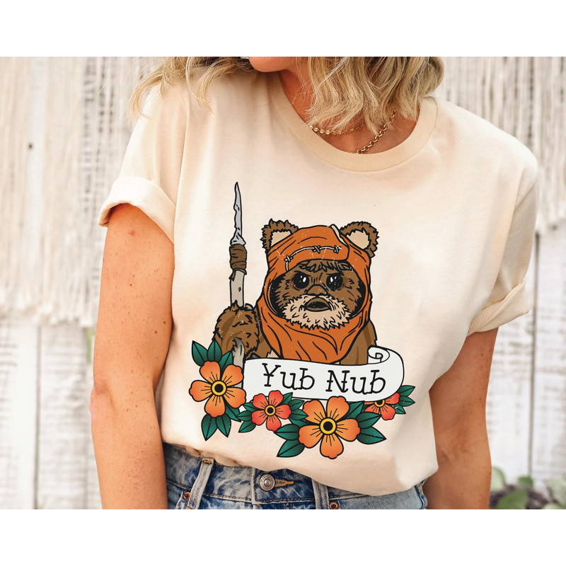 Star Wars Wicket Ewok Endor Yub Nub Tattoo Art Shirt Star Wars Celebration  May the 4th Be With You  Galaxy's Edge  Star Wars Birthday - 2.jpg